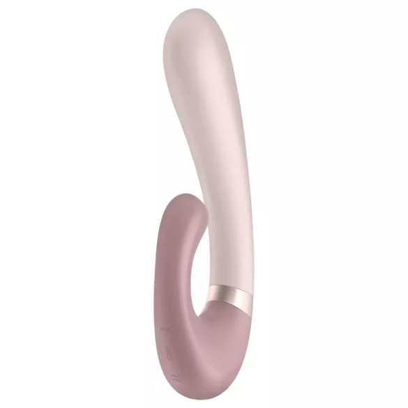 Satisfyer Heat Wave - wibrator rozgrzewający sterowany aplikacją (beżowy)