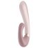 Satisfyer Heat Wave - inteligentny, ogrzewany wibrator z ramieniem (beżowy)