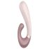 Satisfyer Heat Wave - inteligentny, ogrzewany wibrator z ramieniem (beżowy)