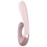 Satisfyer Heat Wave - inteligentny, ogrzewany wibrator z ramieniem (beżowy)