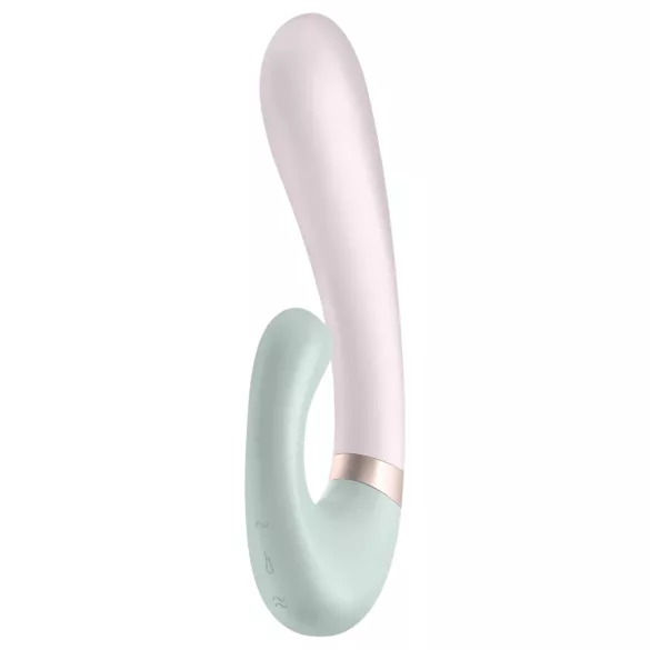 Satisfyer Heat Wave - wibrator rozgrzewający sterowany aplikacją (mięta)
