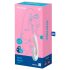Satisfyer Heat Wave - inteligentny, podgrzewany wibrator z uchwytem (miętowy)
