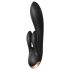 Satisfyer Double Flex - inteligentny czarny wibrator z ramieniem łechtaczki
