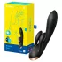 Satisfyer Double Flex - wibrator z ramieniem łechtaczkowym sterowany aplikacją (czarny)