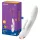 Satisfyer Double Flex - wibrator z ramieniem na łechtaczkę sterowany aplikacją (biały)