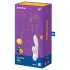 Satisfyer Double Flex - wibrator z ramieniem na łechtaczkę sterowany aplikacją (biały)