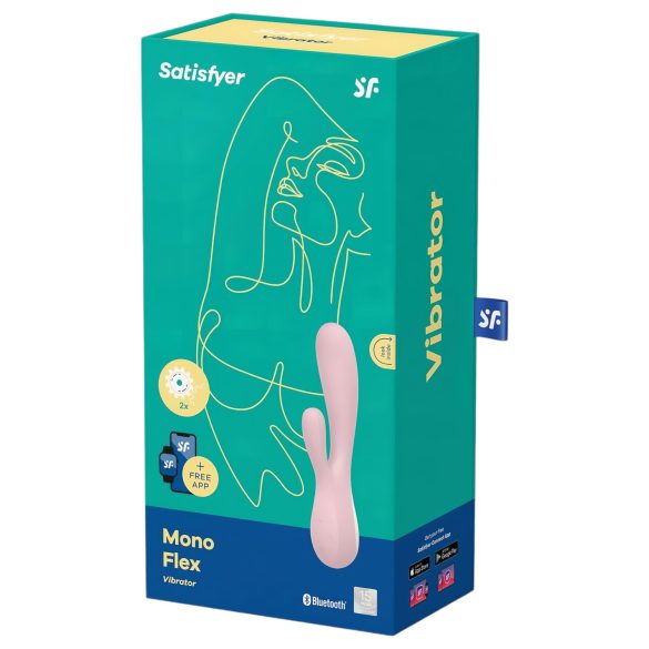 Satisfyer Mono Flex - inteligentny wodoodporny wibrator (różowy)