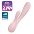 Satisfyer Mono Flex - inteligentny wodoodporny wibrator (różowy)