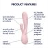 Satisfyer Mono Flex - inteligentny wodoodporny wibrator (różowy)
