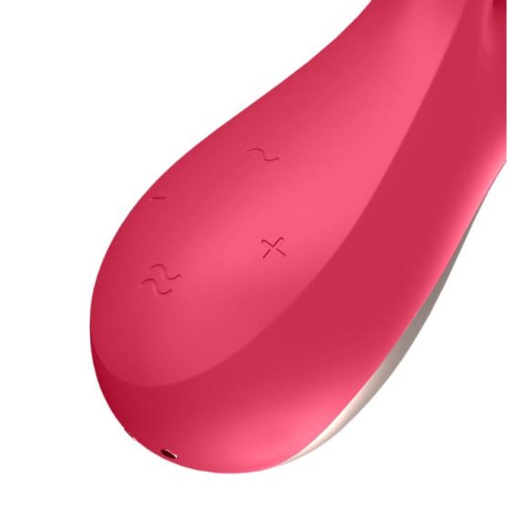 Satisfyer Mono Flex - inteligentny, wodoodporny wibrator z możliwością ładowania (czerwony)