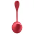 Satisfyer Shiny Petal - jajko wibrujące na pilota - silikon - czerwone