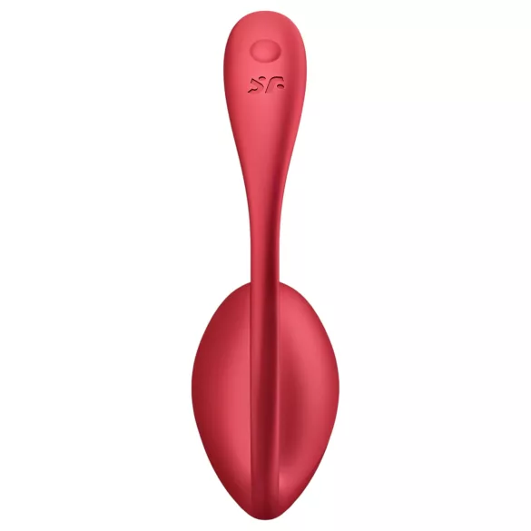 Satisfyer Shiny Petal - jajko wibrujące na pilota - silikon - czerwone