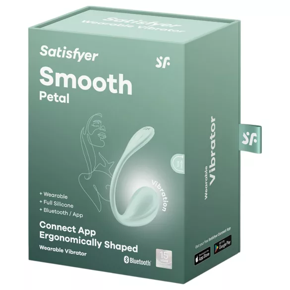 Satisfyer - jajko wibrujące sterowane aplikacją - zielone