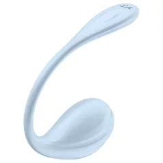   Satisfyer - jajko wibrujące z aplikacją - silikon - niebieskie