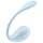 Satisfyer Smooth Petal - noszone jajeczko wibrujące sterowane aplikacją (niebieskie)