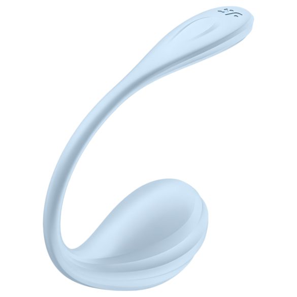 Satisfyer Smooth Petal - inteligentne jajo wibrujące (niebieskie)