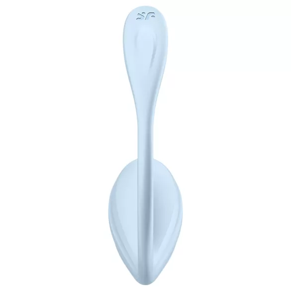 Satisfyer Smooth Petal - noszone jajeczko wibrujące sterowane aplikacją (niebieskie)
