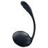 Satisfyer Ribbed Petal - wibrujące jajko z pilotem (czarne)