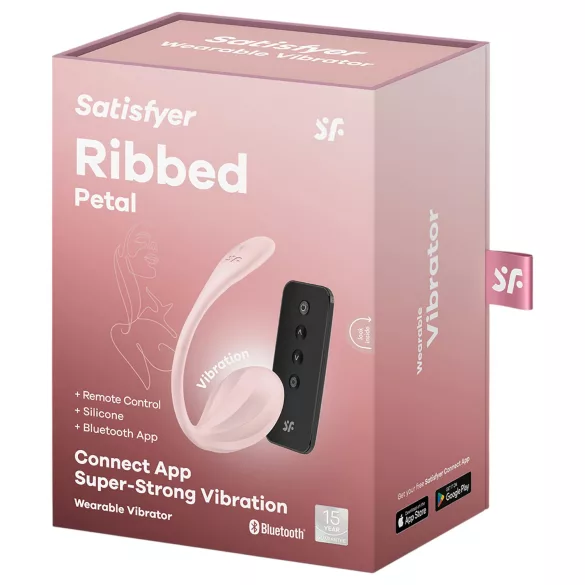 Satisfyer - jajko wibrujące sterowane radiowo - różowy