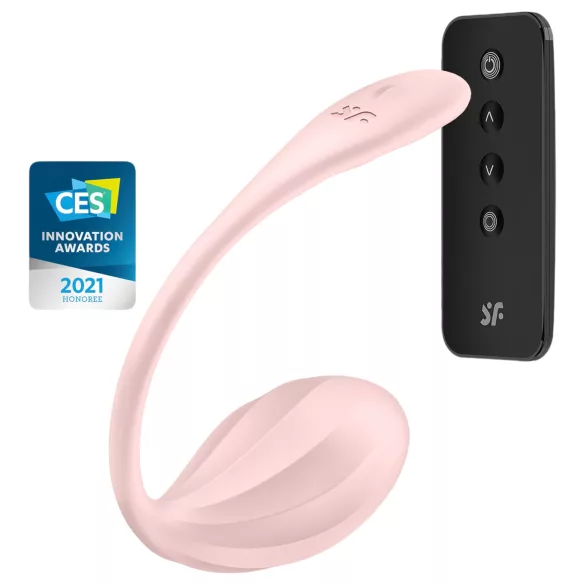 Satisfyer - jajko wibrujące sterowane radiowo - różowy