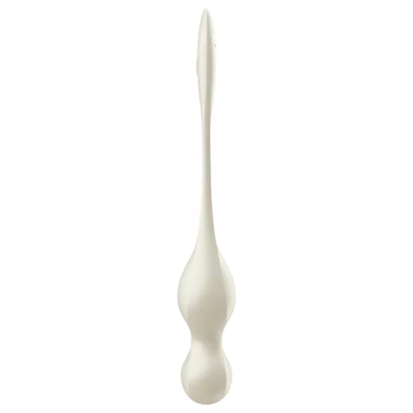 Satisfyer Love Birds 1 - kulki gejszy z wibracjami sterowanymi aplikacją (biały)