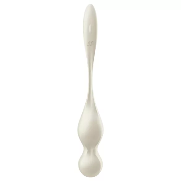 Satisfyer Love Birds 1 - kulki gejszy z wibracjami sterowanymi aplikacją (biały)