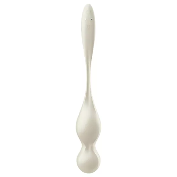 Satisfyer Love Birds 1 - kulki gejszy z wibracjami sterowanymi aplikacją (biały)