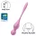 Satisfyer Love Birds 1 - kulki gejszy z wibracją sterowane aplikacją (różowe)