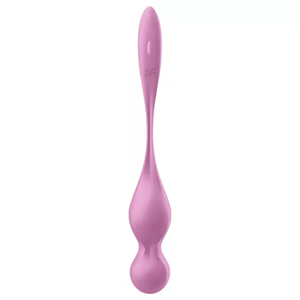 Satisfyer Love Birds 1 - kulki gejszy z wibracją sterowane aplikacją (różowe)