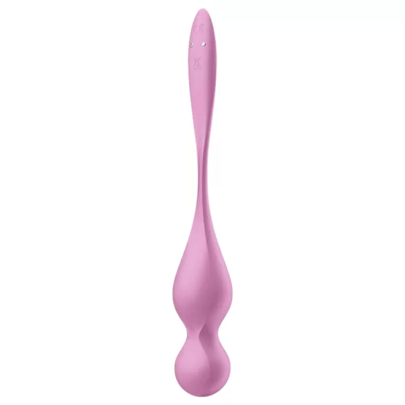 Satisfyer Love Birds 1 - kulki gejszy z wibracją sterowane aplikacją (różowe)