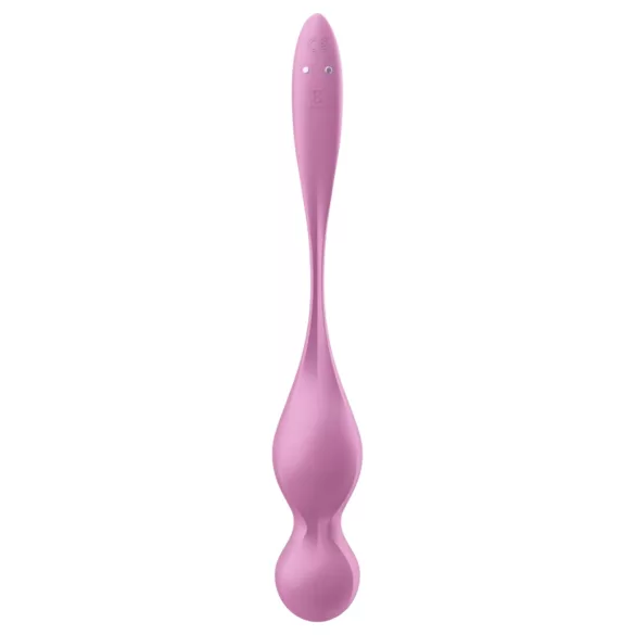 Satisfyer Love Birds 1 - kulki gejszy z wibracją sterowane aplikacją (różowe)