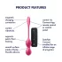 Satisfyer Love Birds 2 - kulki gejszy wibrujące inteligentne - różowe