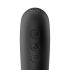 Satisfyer Dual Kiss - akumulatorowy wibrator do pochwy i łechtaczki (czarny)
