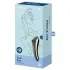 Satisfyer Dual Kiss - wibrator łechtaczkowo-pochwowy - akumulator - czarny