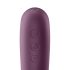 Satisfyer Dual Kiss - wibrator 2w1 do pochwy i łechtaczki - fioletowy