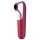 Satisfyer Dual Love - wibrator do pochwy i łechtaczki - funkcja smart - czerwony