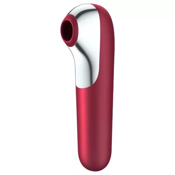 Satisfyer Dual Love - wibrator do pochwy i łechtaczki - funkcja smart - czerwony