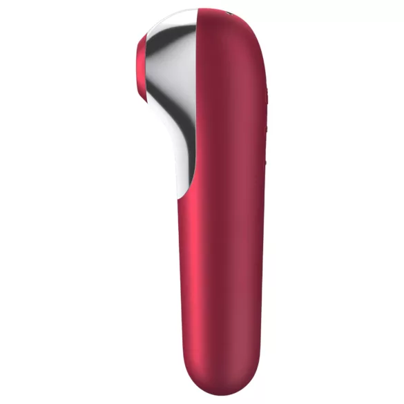 Satisfyer Dual Love - wibrator do pochwy i łechtaczki - funkcja smart - czerwony