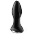Satisfyer Rotator Plug 2 - koralikowy wibrator analny (czarny)