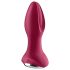 Satisfyer Rotator Plug 2 - akumulatorowy, kulkowy wibrator analny (czerwony)