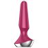 Satisfyer Plug-ilicious 2 - inteligentny korek analny (czerwony)