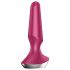 Satisfyer Plug-ilicious 2 - inteligentny korek analny (czerwony)