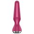 Satisfyer Plug-ilicious 2 - inteligentny korek analny (czerwony)