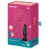 Satisfyer Plug-ilicious 2 - inteligentny wibrator analny (czarny)