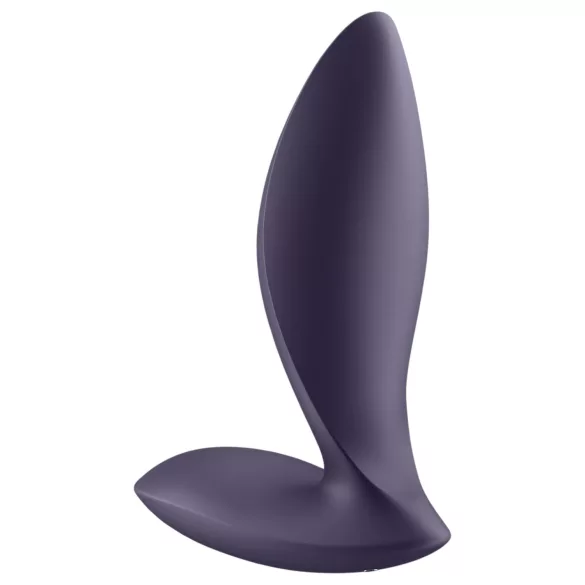 Satisfyer Power Plug - wibrujący korek analny - sterowanie aplikacją - fioletowy
