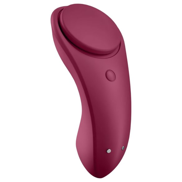 Satisfyer Sexy Secret - inteligentny wodoodporny wibrujący majtek (czerwony)