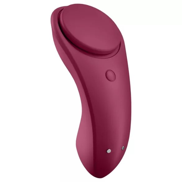 Satisfyer Sexy Secret - majtki wibrujące sterowane aplikacją (czerwone)