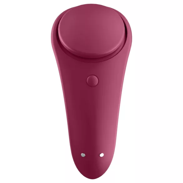 Satisfyer Sexy Secret - majtki wibrujące sterowane aplikacją (czerwone)