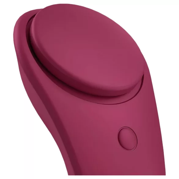 Satisfyer Sexy Secret - majtki wibrujące sterowane aplikacją (czerwone)