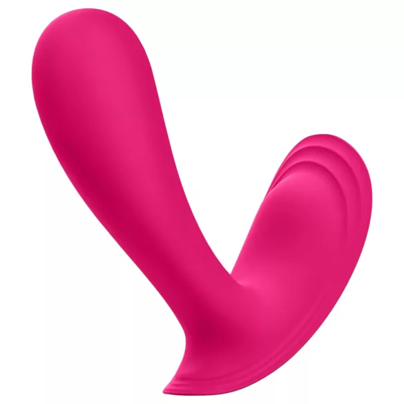 Satisfyer Top Secret - wibrujący masażer z 2 silnikami - silikon różowy